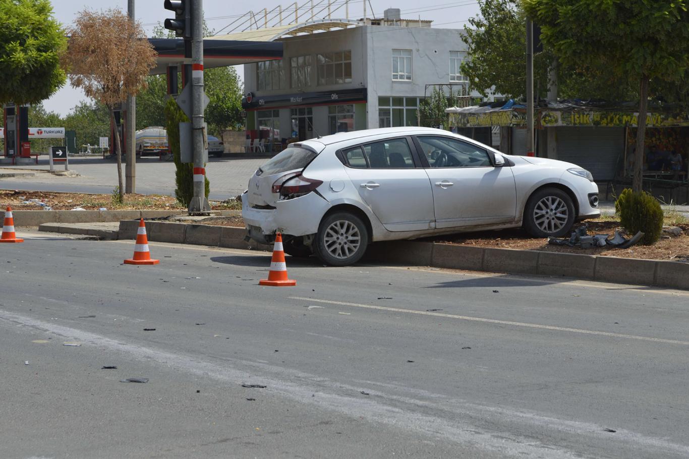Şanlıurfa’da maddi hasarlı trafik kazası